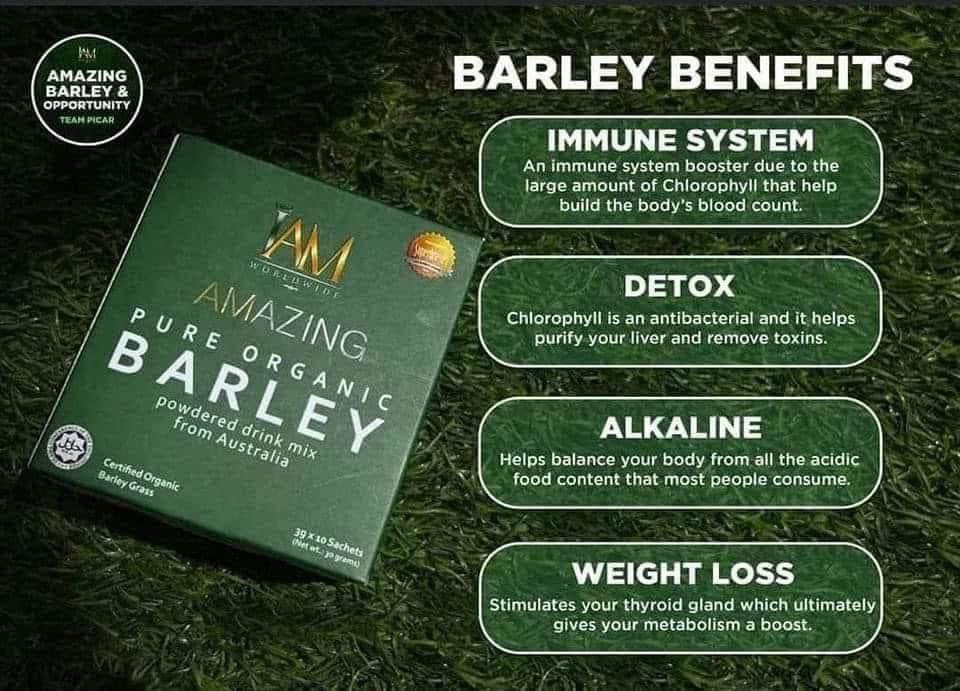User kit 6 boxes barley powder (Comes with online account with 50% Lifetime Discount)