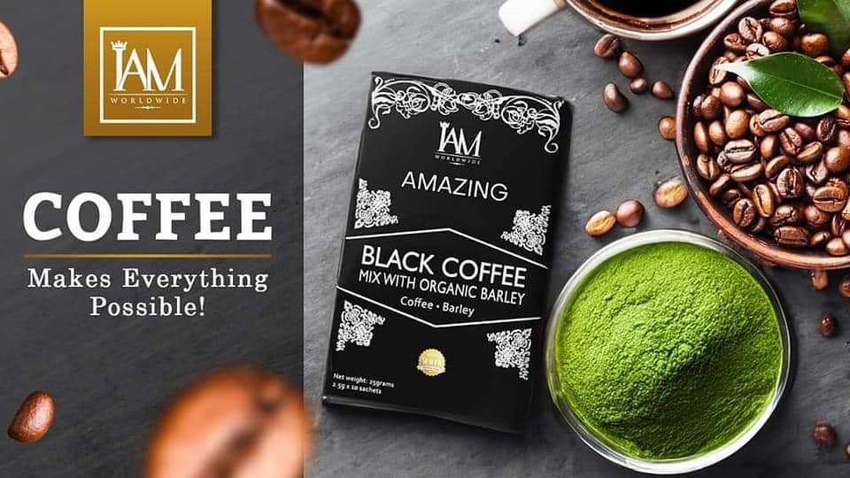 Black Coffee With Pure Organic Barley